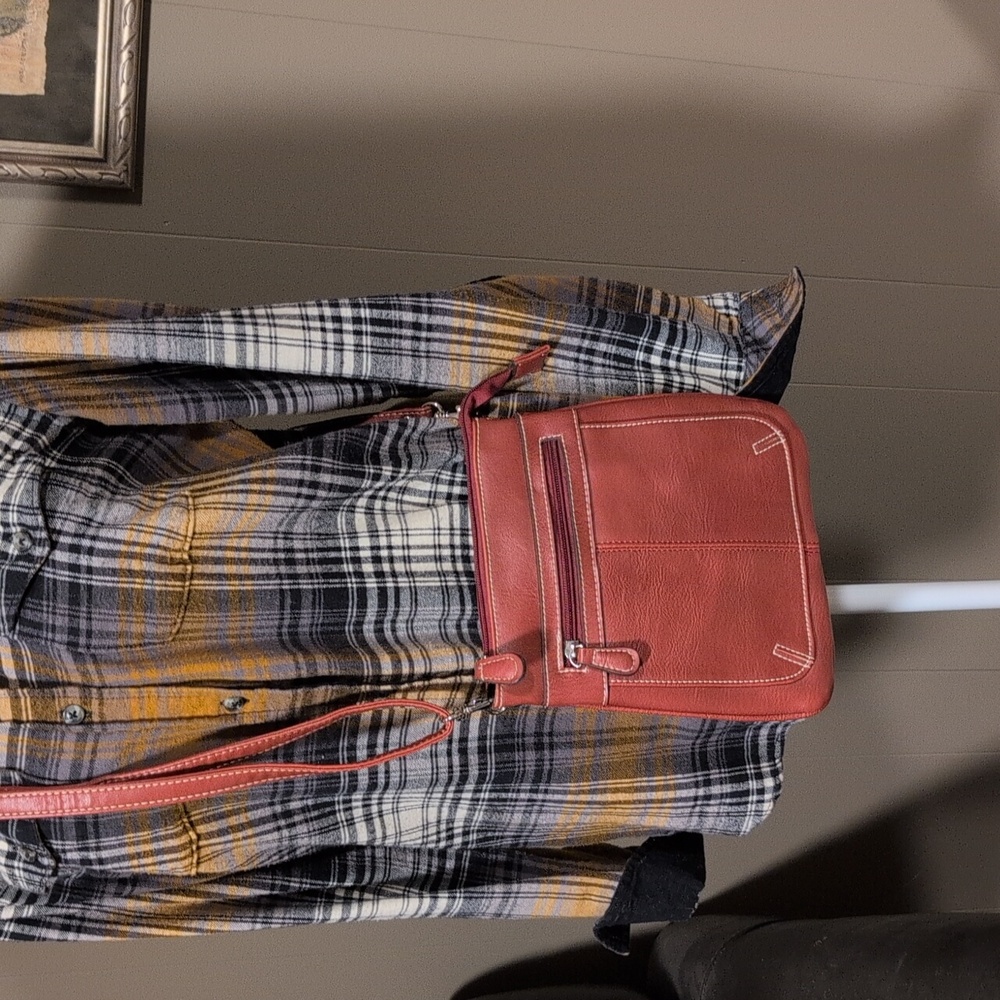 Stylish Vegan Leather  Crossbody Bag